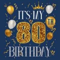 Its My 80th Birthday Happy 1945 Birthday 16 in Basic Backpack