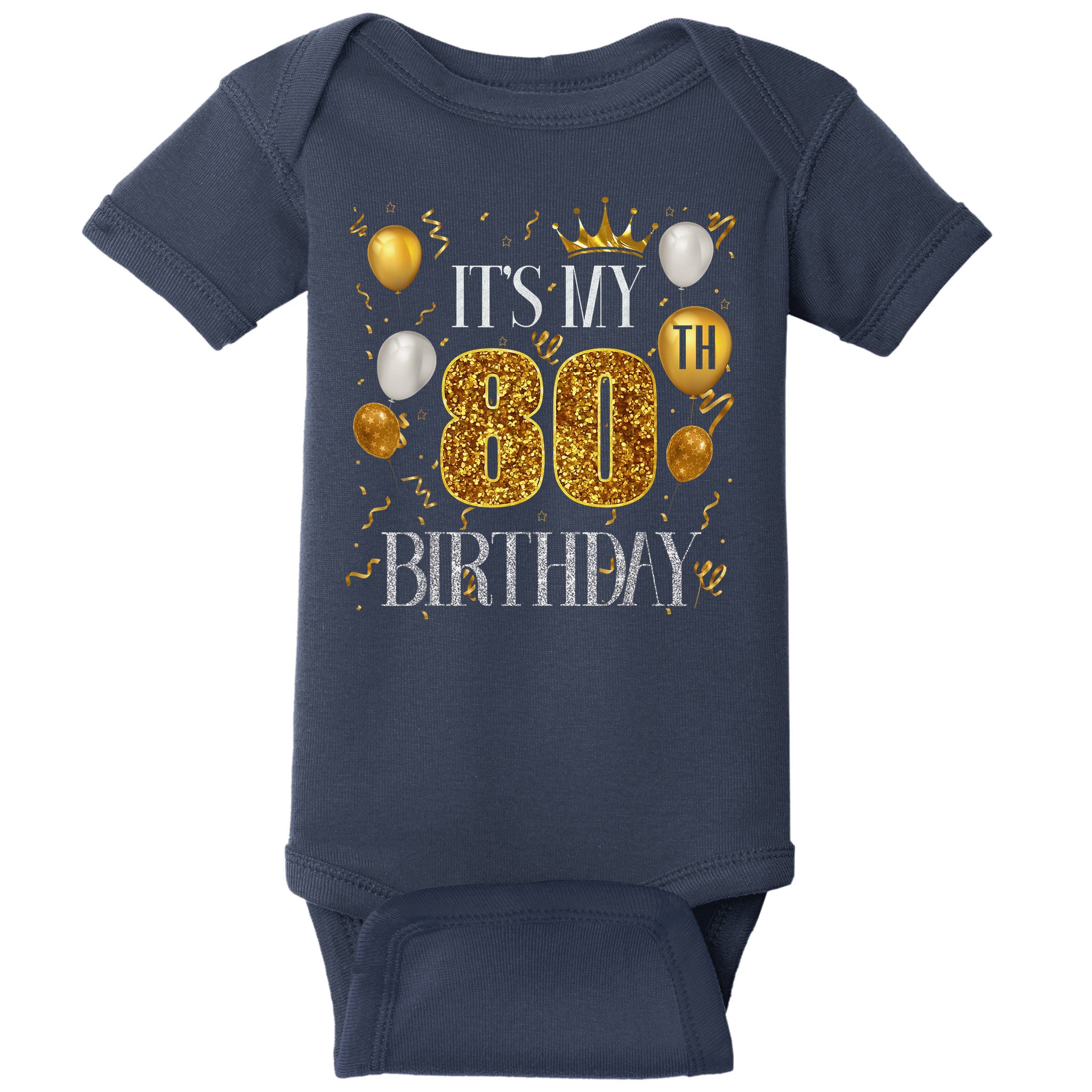 Its My 80th Birthday Happy 1945 Birthday Baby Bodysuit