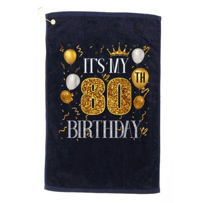 Its My 80th Birthday Happy 1945 Birthday Golf Towel