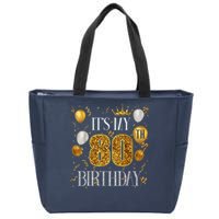 Its My 80th Birthday Happy 1945 Birthday Zip Tote Bag