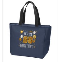 Its My 80th Birthday Happy 1945 Birthday Zip Tote Bag