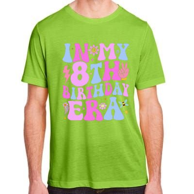 In My 8th Birthday Era Eight Bday 8 Year Old Birthday Girl Adult ChromaSoft Performance T-Shirt