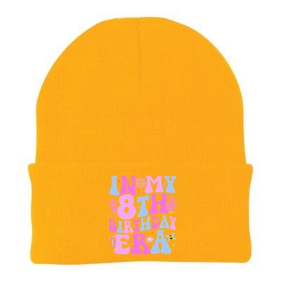 In My 8th Birthday Era Eight Bday 8 Year Old Birthday Girl Knit Cap Winter Beanie