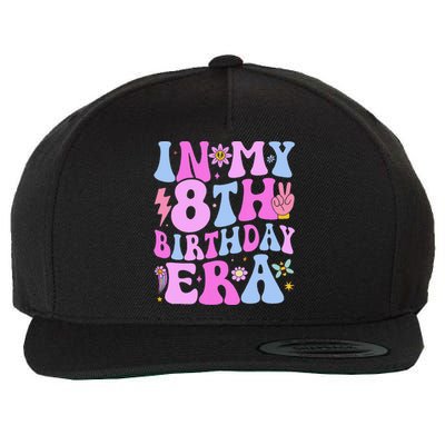 In My 8th Birthday Era Eight Bday 8 Year Old Birthday Girl Wool Snapback Cap