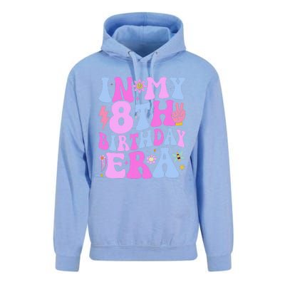 In My 8th Birthday Era Eight Bday 8 Year Old Birthday Girl Unisex Surf Hoodie