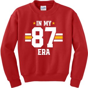 In My 87 Era Funny Football Boyfriend Lovers Couple Matching Kids Sweatshirt