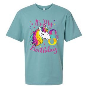 It's My 8th Birthday Unicorn 8 Year Old Giftss N Sueded Cloud Jersey T-Shirt