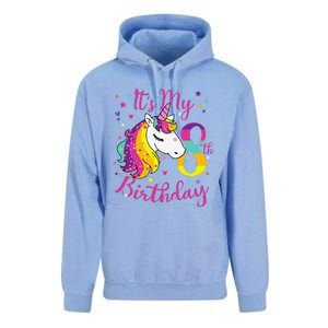 It's My 8th Birthday Unicorn 8 Year Old Giftss N Unisex Surf Hoodie