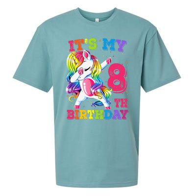 Its My 8 Birthday Unicorn Outfits For Cute Sueded Cloud Jersey T-Shirt