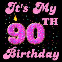 It's My 90th Birthday Donut 90 Years Old Bday Impact Tech Backpack
