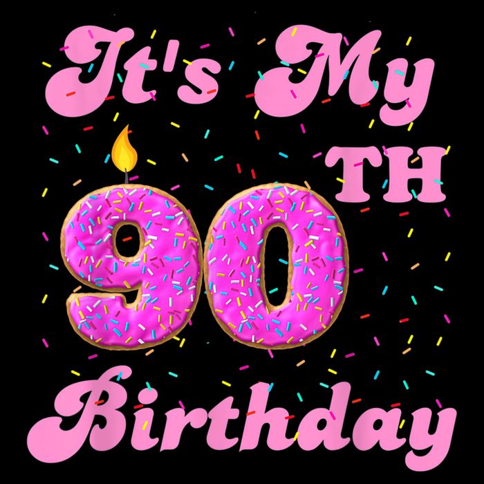 It's My 90th Birthday Donut 90 Years Old Bday Impact Tech Backpack