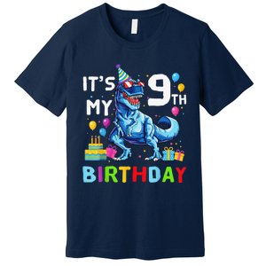 Its My 9th Birthday Happy 9 Year TRex Premium T-Shirt