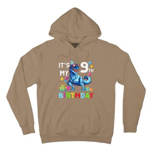 Its My 9th Birthday Happy 9 Year TRex Hoodie