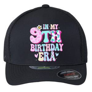 In My 9th Birthday Era Girl Gifts Nine Bday 9 Year Old Flexfit Unipanel Trucker Cap