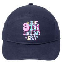 In My 9th Birthday Era Girl Gifts Nine Bday 9 Year Old 7-Panel Snapback Hat