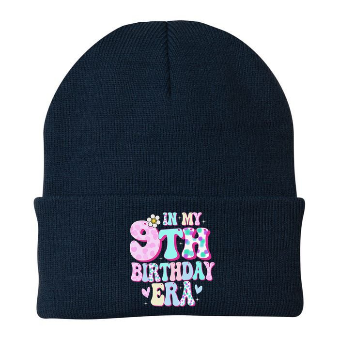 In My 9th Birthday Era Girl Gifts Nine Bday 9 Year Old Knit Cap Winter Beanie