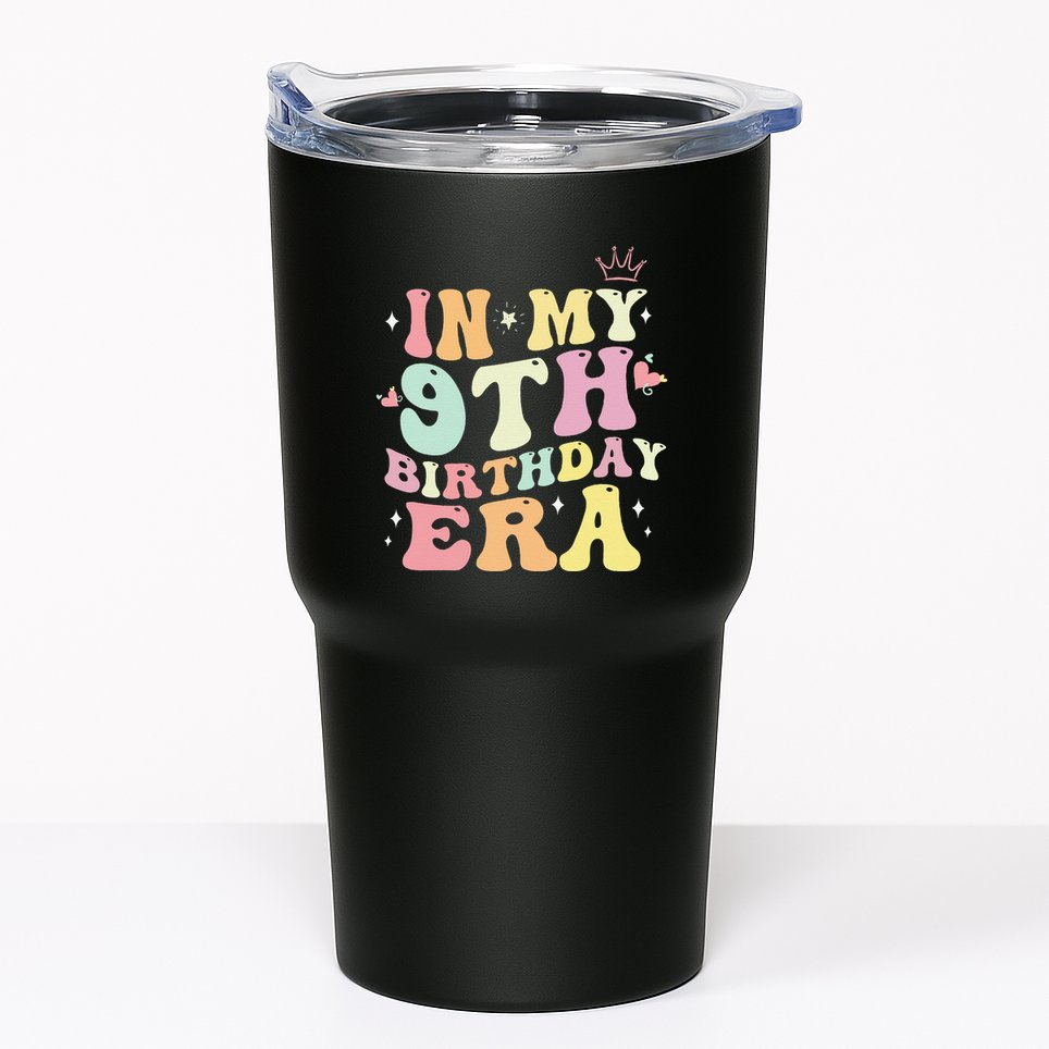 In My 9th Birthday Era Nine 9 Years Old Birthday Gifts Girl Tumbler