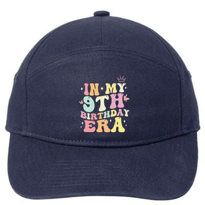 In My 9th Birthday Era Nine 9 Years Old Birthday Gifts Girl 7-Panel Snapback Hat