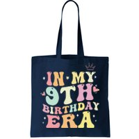 In My 9th Birthday Era Nine 9 Years Old Birthday Gifts Girl Tote Bag