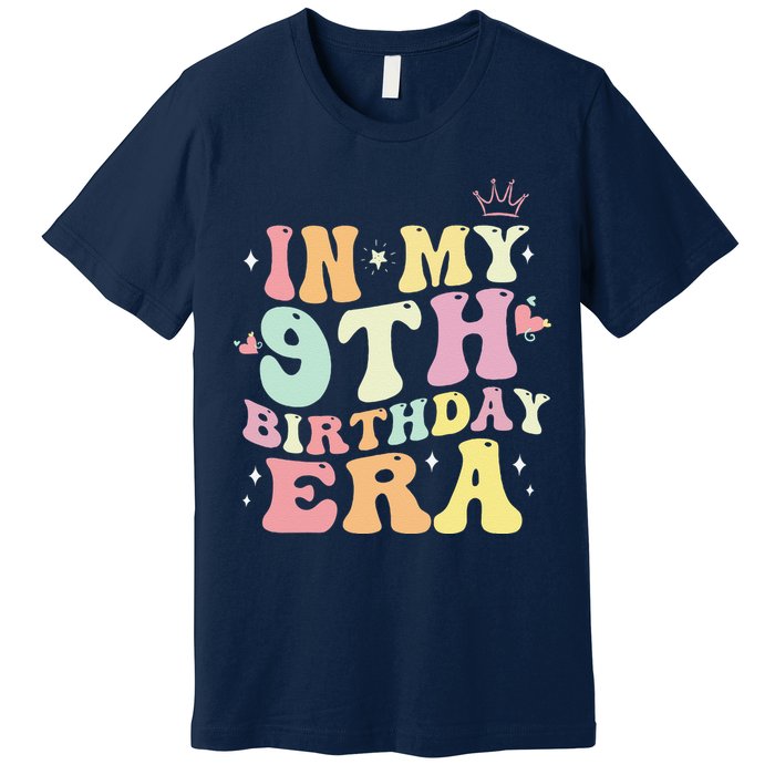 In My 9th Birthday Era Nine 9 Years Old Birthday Gifts Girl Premium T-Shirt