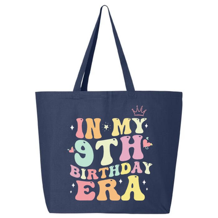 In My 9th Birthday Era Nine 9 Years Old Birthday Gifts Girl 25L Jumbo Tote