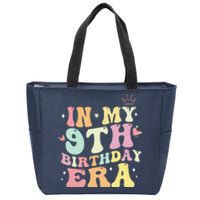 In My 9th Birthday Era Nine 9 Years Old Birthday Gifts Girl Zip Tote Bag