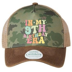 In My 9th Birthday Era Nine Years Old Birthday Gift Legacy Tie Dye Trucker Hat