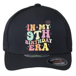 In My 9th Birthday Era Nine Years Old Birthday Gift Flexfit Unipanel Trucker Cap