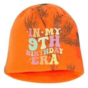 In My 9th Birthday Era Nine Years Old Birthday Gift Kati - Camo Knit Beanie