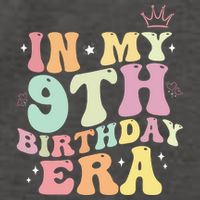 In My 9th Birthday Era Nine Years Old Birthday Gift Vector Backpack