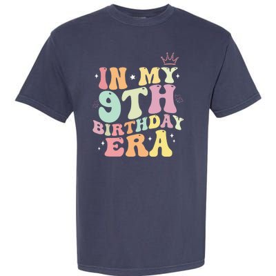 In My 9th Birthday Era Nine Years Old Birthday Gift Garment-Dyed Heavyweight T-Shirt