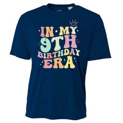 In My 9th Birthday Era Nine Years Old Birthday Gift Cooling Performance Crew T-Shirt