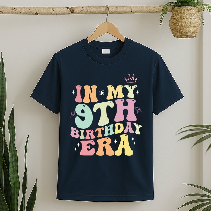 In My 9th Birthday Era Nine Years Old Birthday Gift T-Shirt