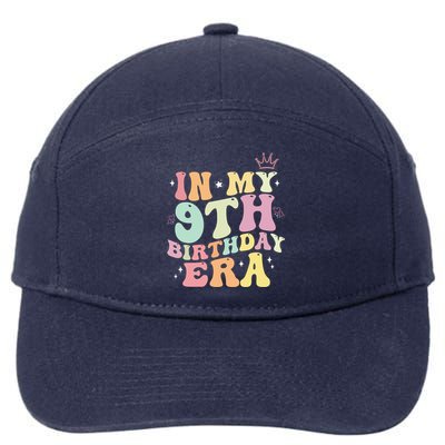 In My 9th Birthday Era Nine Years Old Birthday Gift 7-Panel Snapback Hat