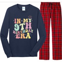 In My 9th Birthday Era Nine Years Old Birthday Gift Long Sleeve Pajama Set