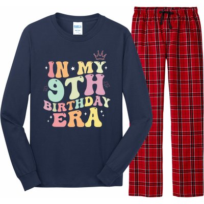 In My 9th Birthday Era Nine Years Old Birthday Gift Long Sleeve Pajama Set