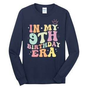 In My 9th Birthday Era Nine Years Old Birthday Gift Tall Long Sleeve T-Shirt