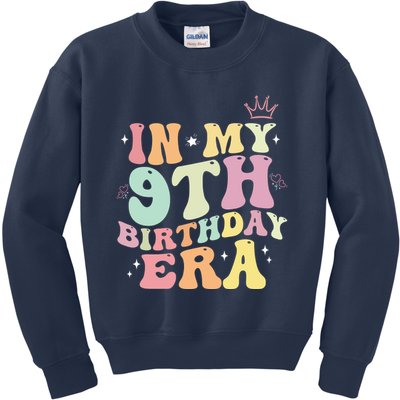 In My 9th Birthday Era Nine Years Old Birthday Gift Kids Sweatshirt