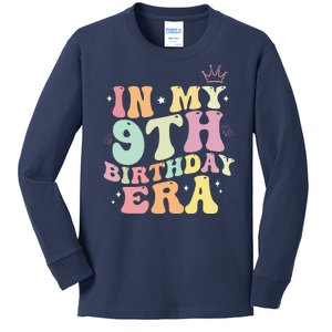 In My 9th Birthday Era Nine Years Old Birthday Gift Kids Long Sleeve Shirt