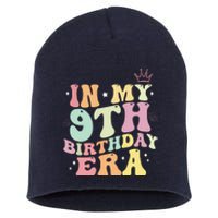 In My 9th Birthday Era Nine Years Old Birthday Gift Short Acrylic Beanie