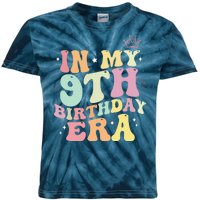 In My 9th Birthday Era Nine Years Old Birthday Gift Kids Tie-Dye T-Shirt