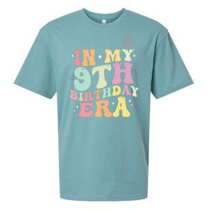 In My 9th Birthday Era Nine Years Old Birthday Gift Sueded Cloud Jersey T-Shirt