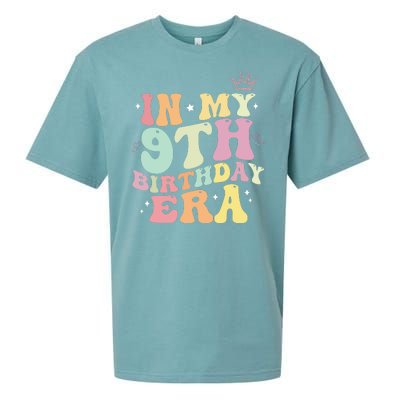 In My 9th Birthday Era Nine Years Old Birthday Gift Sueded Cloud Jersey T-Shirt