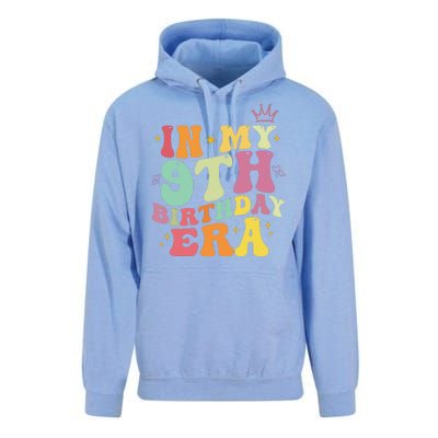 In My 9th Birthday Era Nine Years Old Birthday Gift Unisex Surf Hoodie