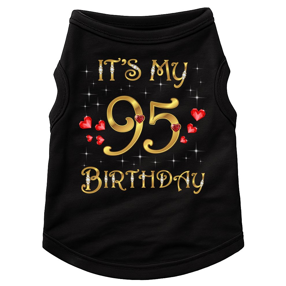 It'S My 95th Birthday 95 Years Old 95th Birthday Queen Doggie Tank