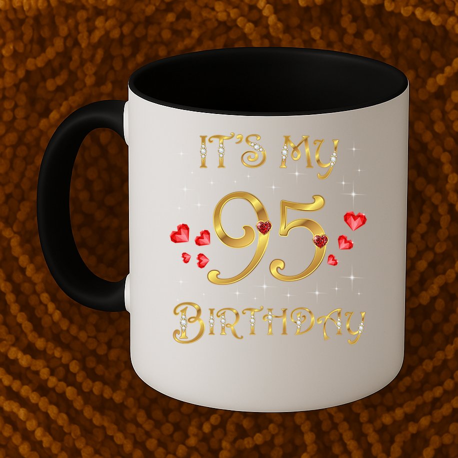 It'S My 95th Birthday 95 Years Old 95th Birthday Queen Mug