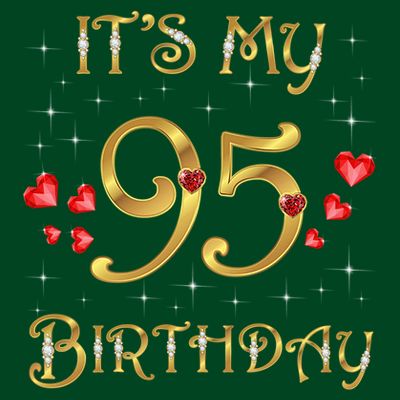 It'S My 95th Birthday 95 Years Old 95th Birthday Queen T-Shirt