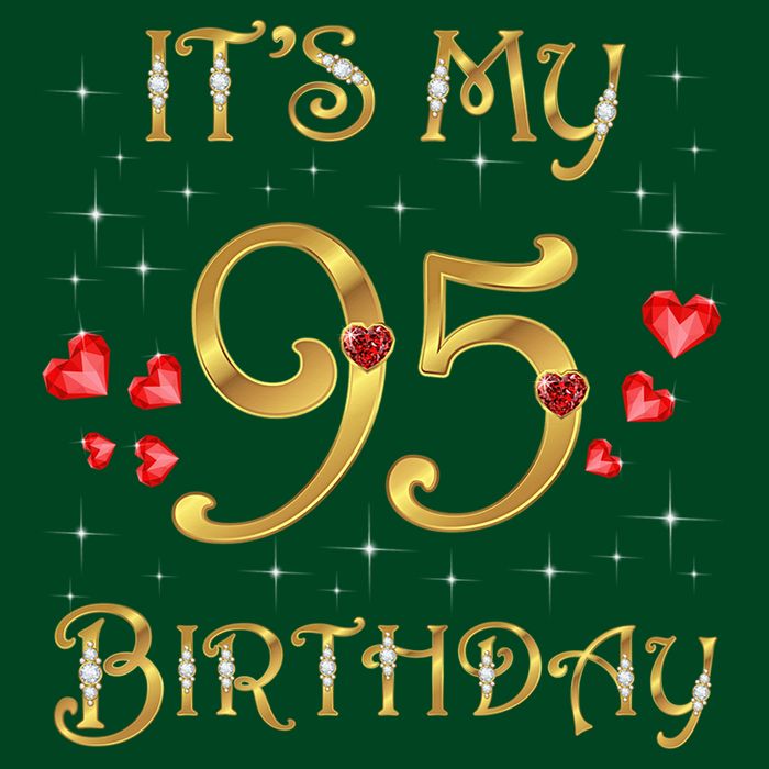 It'S My 95th Birthday 95 Years Old 95th Birthday Queen T-Shirt