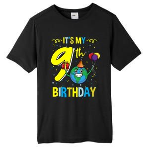 Its My 9th Birthday Earth Day Gift Tall Fusion ChromaSoft Performance T-Shirt