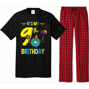 Its My 9th Birthday Earth Day Gift Pajama Set